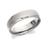 Titanium Polished And Matt Finish Band Ring - 6mm - J1110