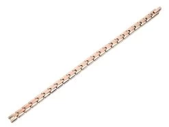 Titanium Rose Tone Magnetic Bracelet - 8in - J1573