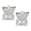 Silver Liverpool FC Crest Cufflinks - J2247