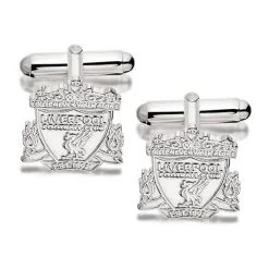 Silver Liverpool FC Crest Cufflinks - J2247