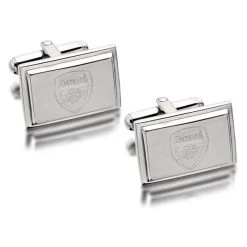 Stainless Steel Arsenal FC Crest Cufflinks - J2380