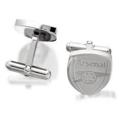 Stainless Steel Arsenal FC Shield Cufflinks - J2381