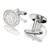 Silver Chelsea FC Crest Cufflinks - J2448