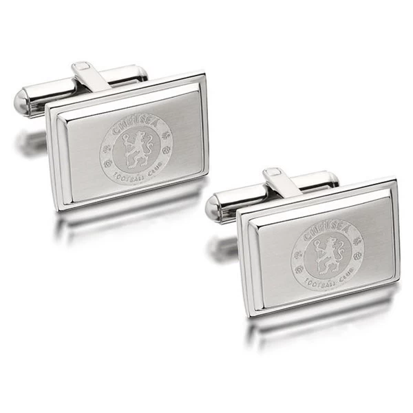 Stainless Steel Chelsea FC Crest Cufflinks - J2480