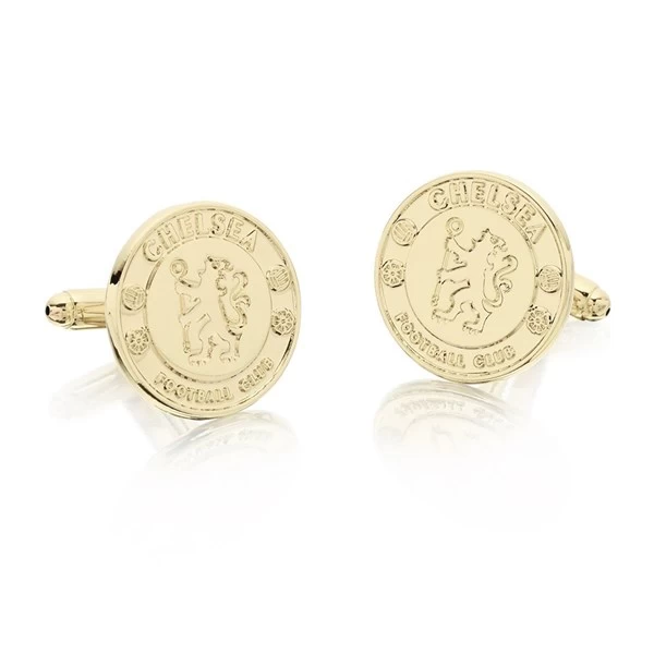 Gold Plated Chelsea FC Cufflinks - J2482