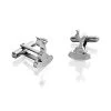Stainless Steel Tottenham Hotspur FC Crest Cufflinks - J2781