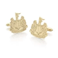Gold Plated Newcastle United FC Cufflinks - J29901