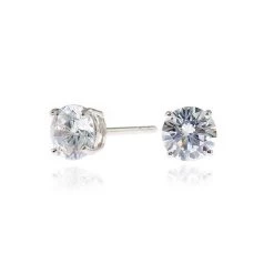 Cachet Lana Silver Cubic Zirconia Stud Earrings - J7462