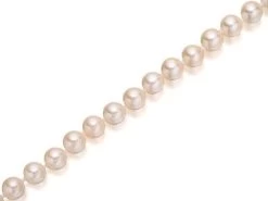 9ct White Gold Cultured Freshwater Pearl Necklace - 17.5in - J9567