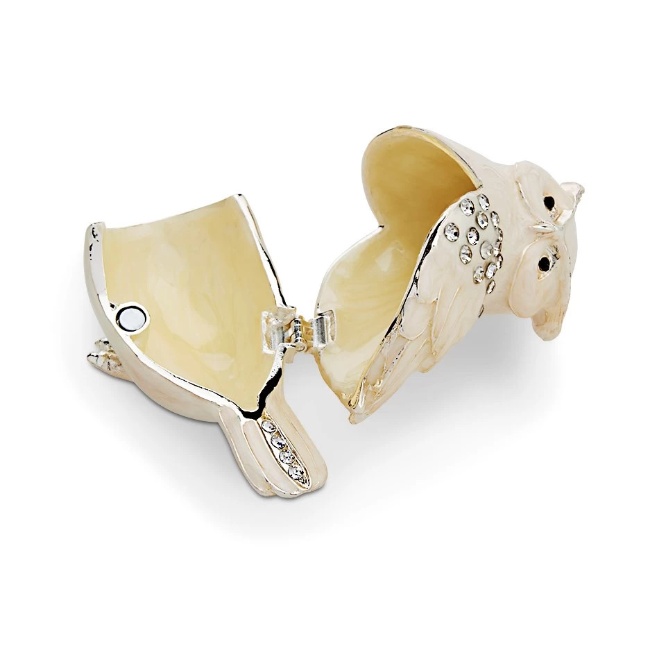 Treasured Trinkets Crystal Owl Trinket Box - P12181 - Image 2