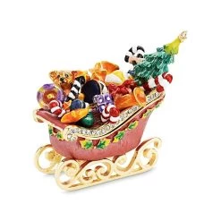 Craycombe Trinkets Christmas Sleigh Trinket Box - P1304