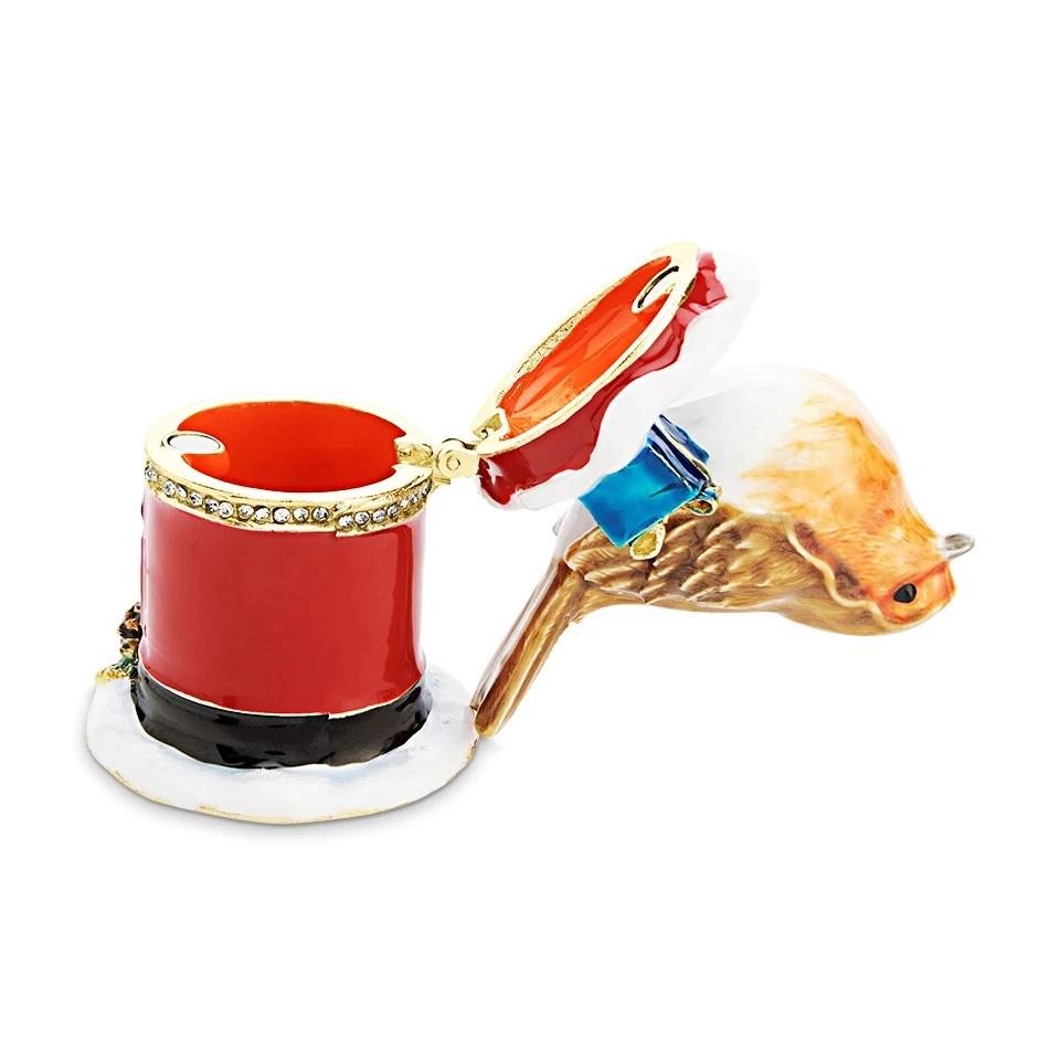 Craycombe Trinkets Robin On Post Box Trinket Box - P1305 - Image 2