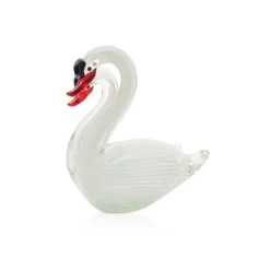 Objets D'art White Swan Ornament - P3448