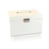 Mele & Co White Bonded Leather Jewellery Box - P55138
