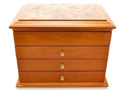 Mele & Co Champagne Rose Three Drawer Jewellery Box - P5517