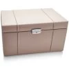 Mele & Co Mink Faux Leather Lockable Jewellery Box - P5599