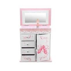 Mele & Co Ballet Shoes Musical Jewellery Box - P5612