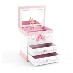 Mele & Co Ballet Shoes Musical Jewellery Box - P5613