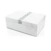 Mele & Co Large White Marble Effect Glitter Jewellery Box - P56163
