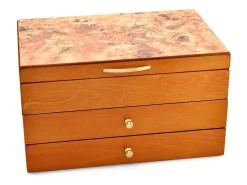 Mele & Co Oriental Rose Meagan Wooden Jewellery Box - P5822