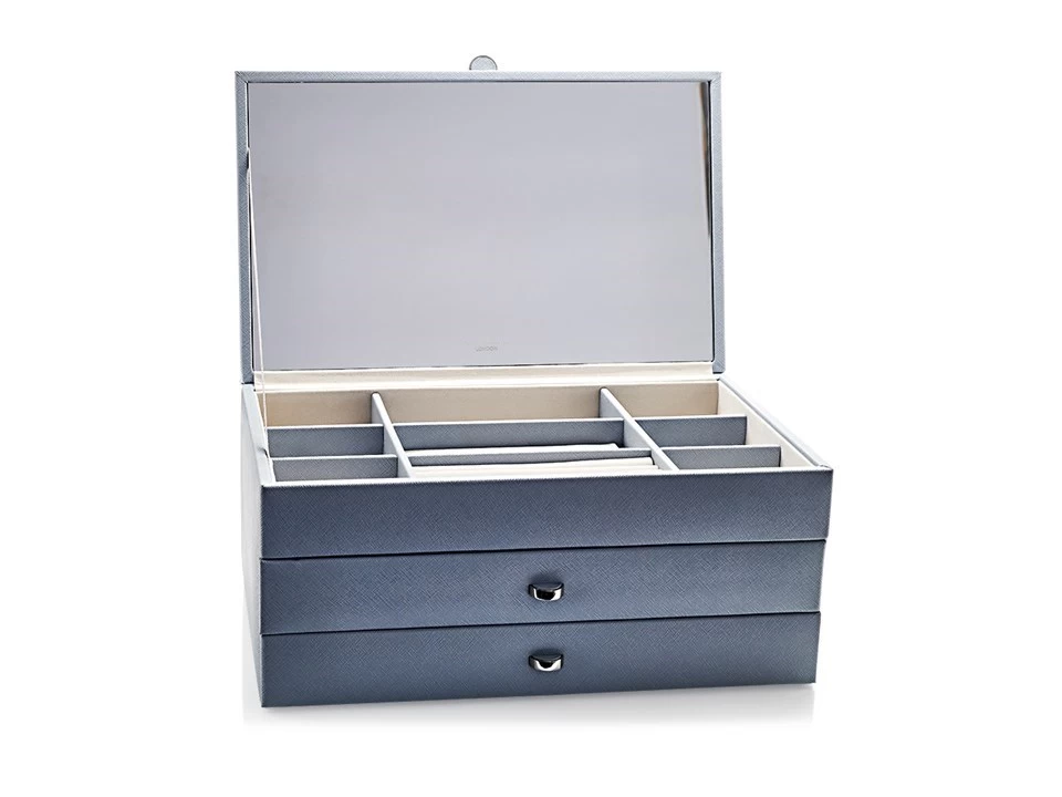 Carters Of London Dusky Blue Jewellery Box - P5868 - Image 2