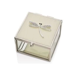 Sophia Crystal Dragonfly Trinket Box - P60102
