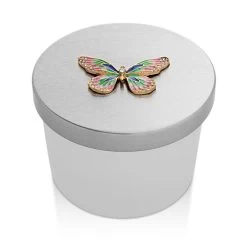 Sophia Rainbow Butterfly Trinket Box - P60114