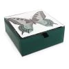 Butterfly Glass Trinket Box - P60115