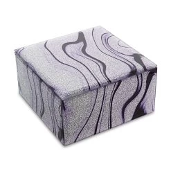 Purple Glitter Trinket Box - P60119
