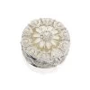 Sophia Silver Plated Crystal And Pearl Flower Trinket Box - P6012