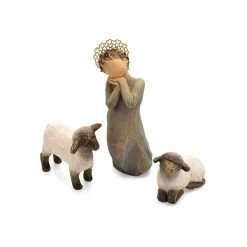 Willow Tree 26442 Little Shepherdess And Two Sheep - P6492