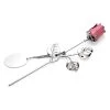 Pink Rose Ornament With Engravable Tag - P65143