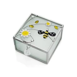 Sophia Bee Glass Trinket Box - P65256
