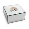 Hestia Glass Rainbow Trinket Box - P65283