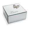 Butterfly Glass Trinket Box - P65285