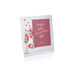 Juliana 40th Anniversary Mirror Photo Frame - P71155