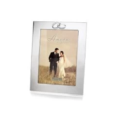 Amore Silver Plated Wedding Photo Frame - P7138