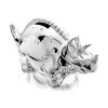 Silver Plated Triceretops Dinosaur Money Box - P7567