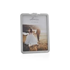 Amore Silver Plated Rope Knot Photo Frame - P9147