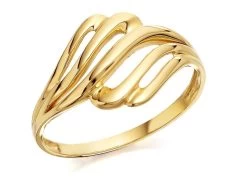 9ct Gold Scroll Ring - EXCLUSIVE - R1902