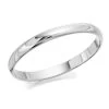 Platinum D Shaped Wedding Ring - 2mm - R46112