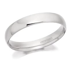 Platinum Heavyweight Court Wedding Ring - 3mm - R46173