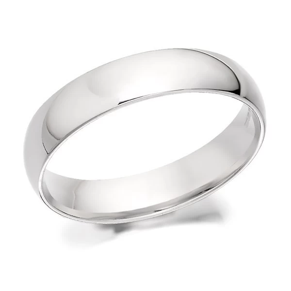 Platinum Extra Heavyweight Court Wedding Ring - 5mm - R46181