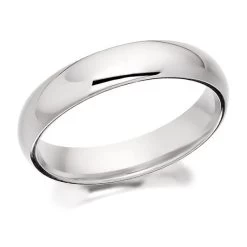 Platinum Extra Heavyweight Court Wedding Ring - 4mm - R46184