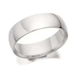 Platinum Extra Heavyweight Court Wedding Ring - 7mm - R46187