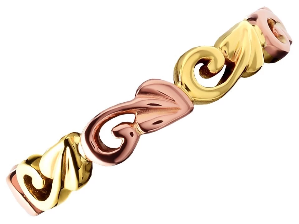 Clogau 9ct Yellow And Rose Gold Tree Of Life Ring - R4841 - Image 2