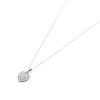 9ct White Gold Crystal Heart Necklace - R82100