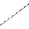 9ct White Gold 1mm Wide Solid Belcher Chain - 20in - R9305