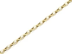 9ct Gold 4mm Wide Hollow Belcher Chain - 24in - R9323