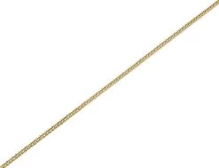 9ct Gold 1mm Wide Solid Spiga Chain - 18in - R9407